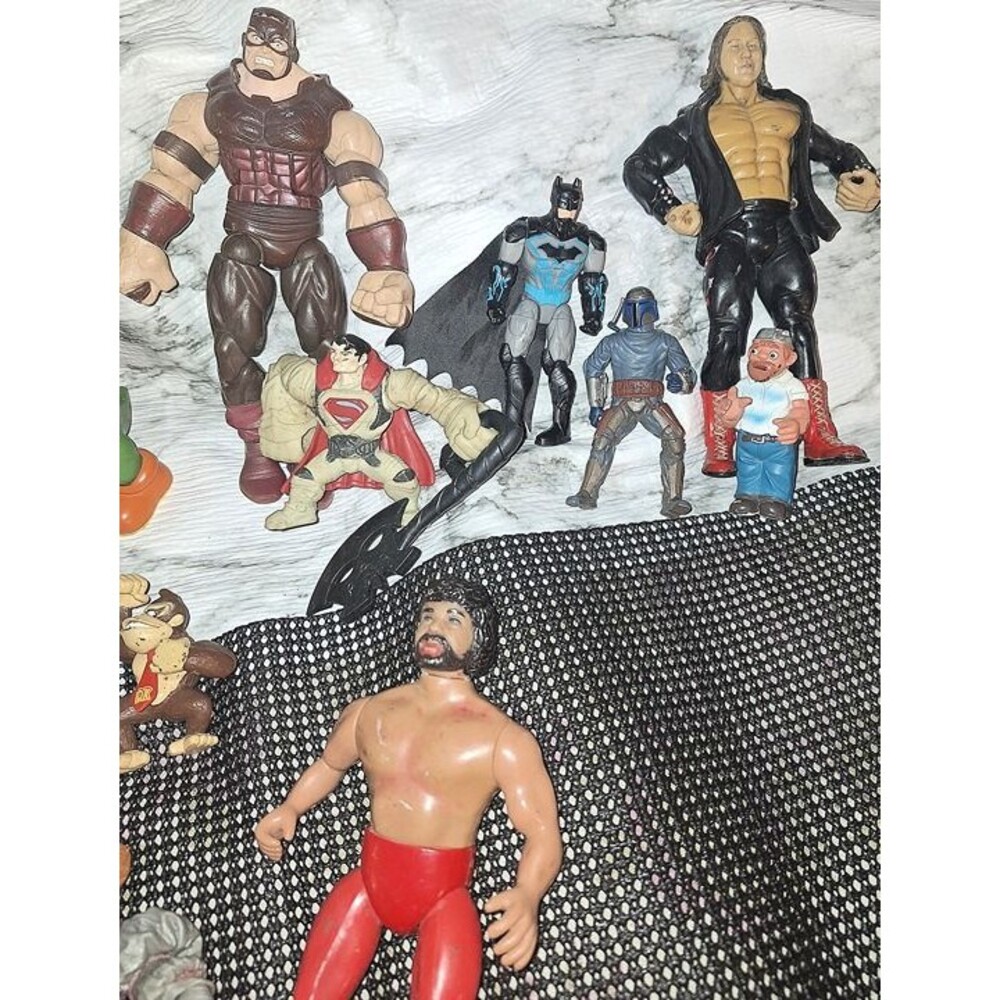 Huge Mixed Toy Action Figure Lot Mario Pokemon Marvel DC Roblox Wrestling WWE - Picture 10 of 12